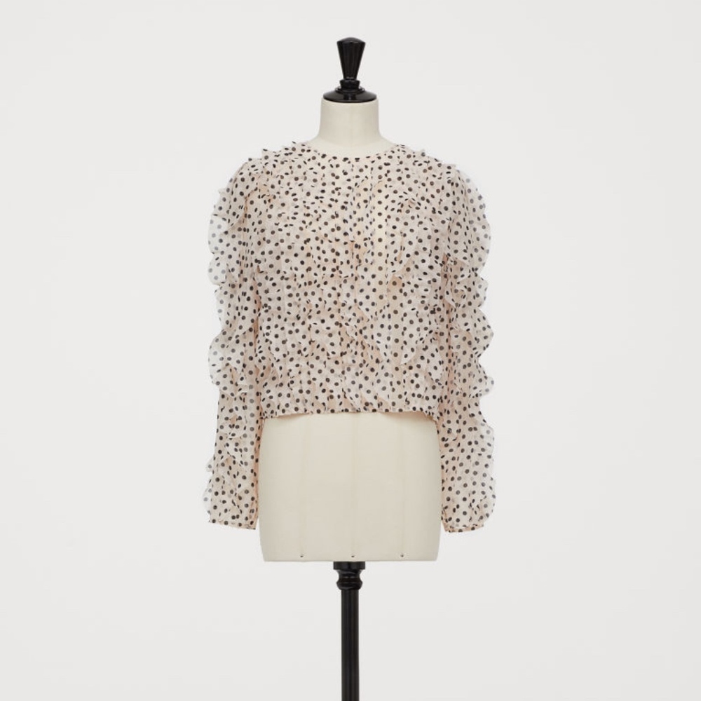 Giambattista Valli x H&M Collab Airy Blouse